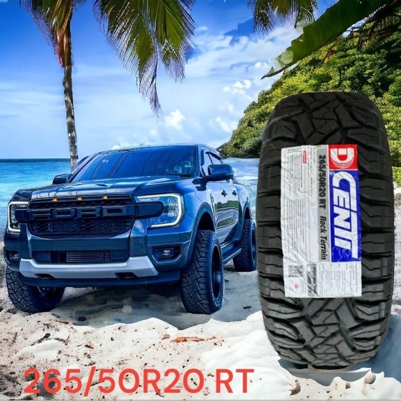 265/50R20 Dcenti RT  Rock Terrain ผลิตไทยยางใหม่ปี2026 ยางรถยนต์ราคาถูกคุณภาพ(ราคาต่อ 1เส้น)มีบริการ