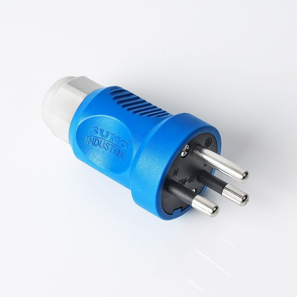 SUMO พาวเวอร์ปลั๊ก 3สาย 3ขา 16A รุ่น P1-0123TH (ตัวผู้) - รูปที่ 2