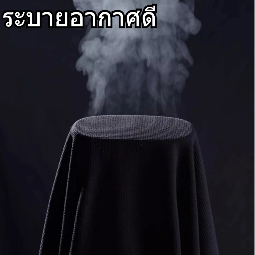 🔥45-112KG🔥เสื้อคนอ้วน เสื้อผู้ชายไซส์ใหญ่ ผ้าฝ้ายนิ่ม ลายวาฟเฟิล แบบเรียบง่าย ผ้านุ่มไม่เปลี่ยนรูปทรง