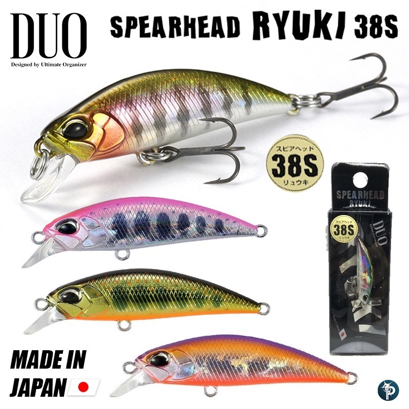 DUO SPEARHEAD RYUKI 38S/45S/60S เหยื่อปลอม ดูโอ้ สินค้าญี่ปุ่นแท้ 100% - รูปที่ 2