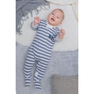 Zuper Mom 0-24เดือน ชุดหมีเด็กอ่อน ซิป รุ่น 2 WAY ZIPPER บอด…