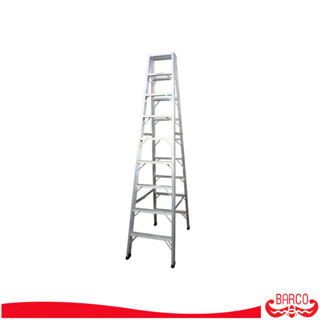 BARCO บันไดอลูมิเนียมทรงเอ ขึ้น2ทาง 9 ขั้น 2.7 ม.