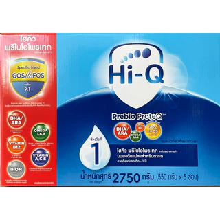 นมผง ไฮคิว พรีไบโอโพรเทก สูตร 1 2750 ก. Hi-Q Prebio ProteQ 1 2750 g ไฮคิวสูตร1