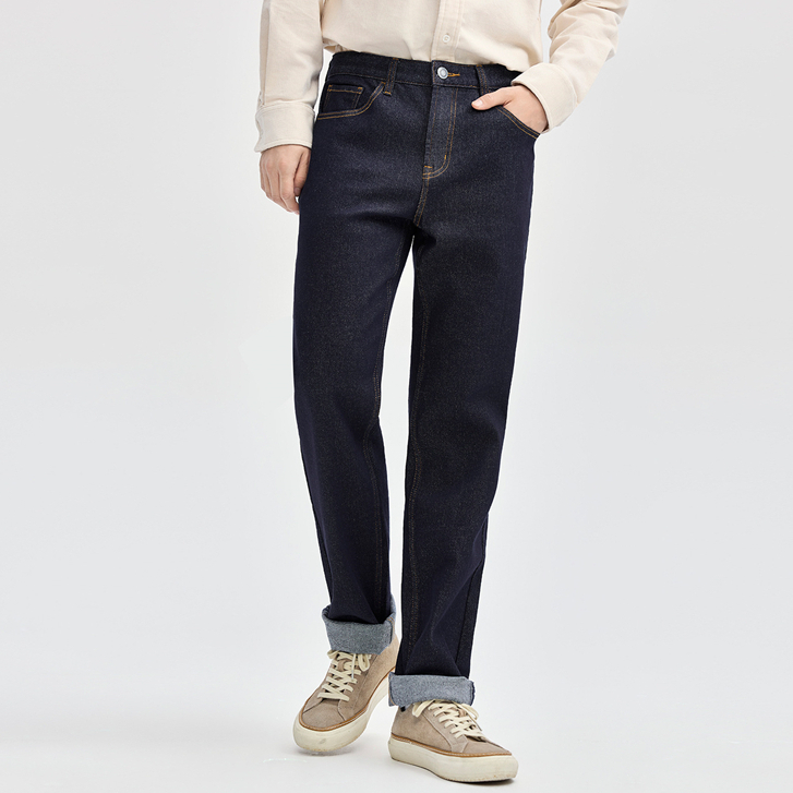 GIORDANO กางเเกงยีนส์ ผู้ชาย MEN denim jeans 13114151