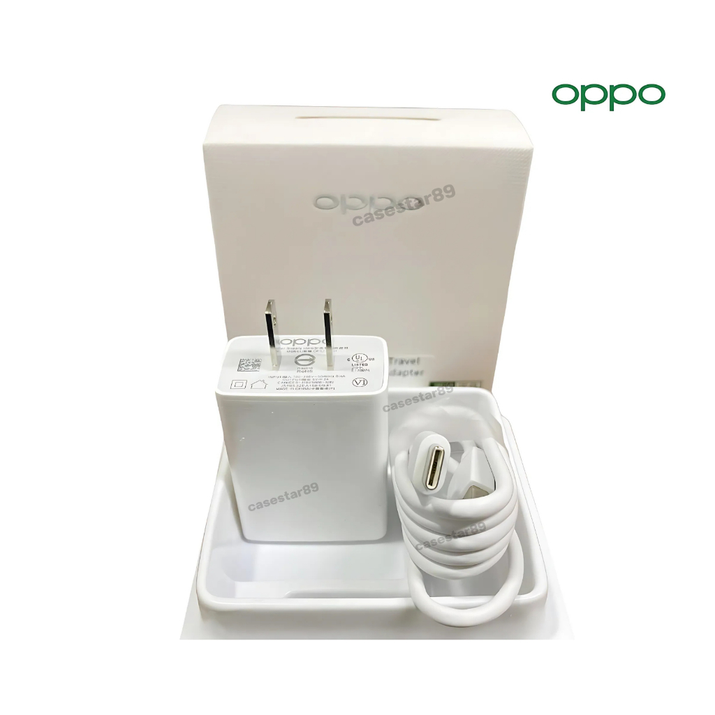 ชุดชาร์จ Oppo ของแท้ หัว TYPE-C หัวชาร์จพร้อมสายชาร์จ MAX 5V2A ใช้ได้หลายรุ่น เช่น A16 A33 2020 A52 A53 A54