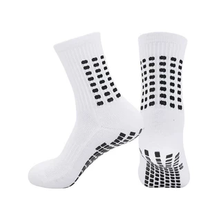 ถุงเท้ากีฬา ถุงเท้าฟุตบอล มีกันลื่น ฟรีไซส์ FREE SIZE (รองเท้า 36-45) ระบายอากาศดี พร้อมส่ง