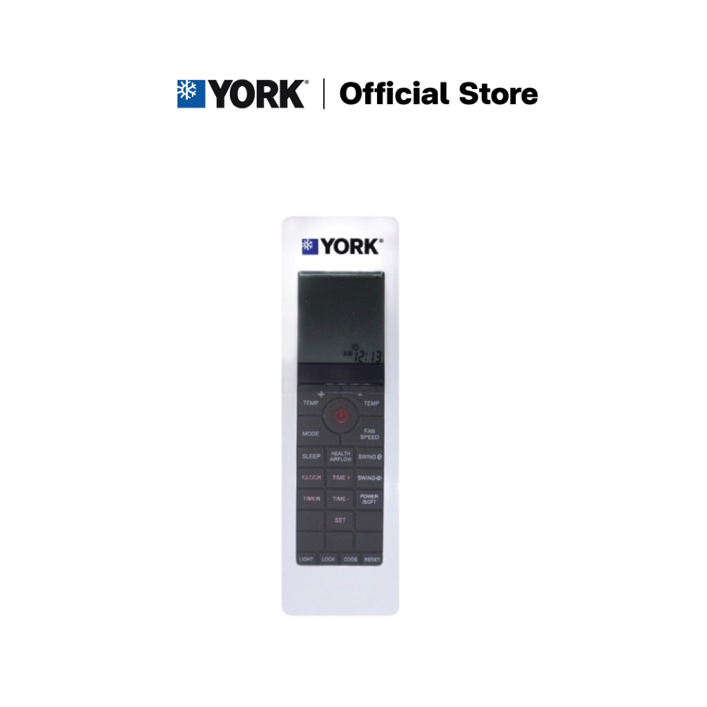 YORK รีโมทแอร์ สำหรับแอร์รุ่น YHFF, YHJFX, YFHFXC, YKHFXC