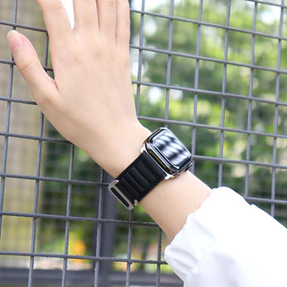 สายนาฬิกาวงแหวนไนลอนเหมาะสำหรับ iwatch series 11/10//9/8/7/6/5/4/SE/1 สายสบายและระบายอากาศได้ 41/42/44/46/46/49/38/40mm