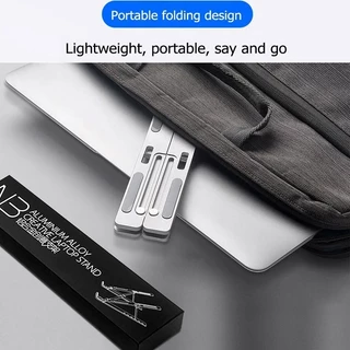 Notebook stand วัสดุอะลูมินัมอัลลอย แท่นวางโน๊ตบุ๊ค ปรับได้6ระดับ พับเก็บได้ ที่วางไอแพด แท็บเล็ต ขาตั้งแล็ป รุ่น N3