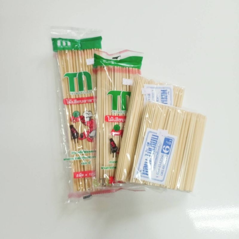 ไม้เสียบอาหารไม้เสียบลูกชิ้นไม้เสียบแหลม
