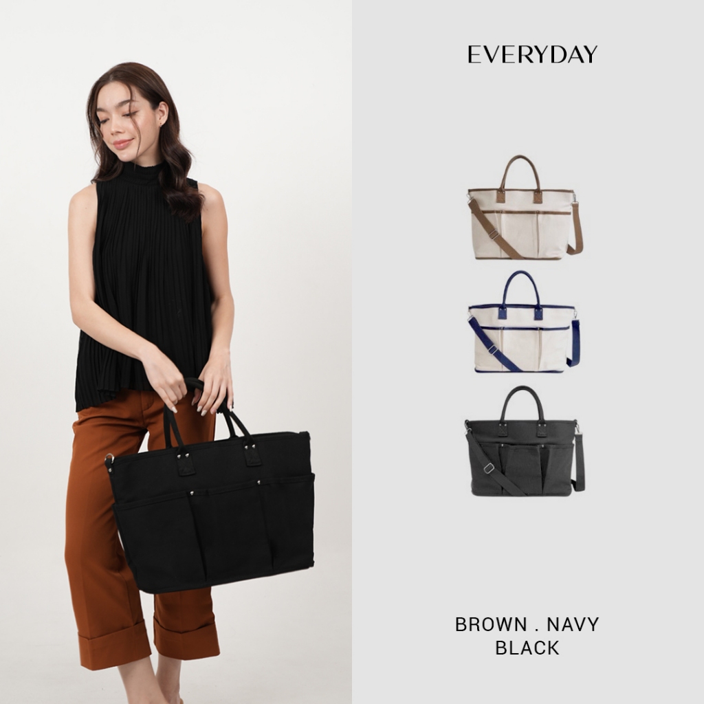 ABDSTORE - EVERYDAY LARGE BAG กระเป๋าผ้า ผ้าแคนวาส by Ambassador 17