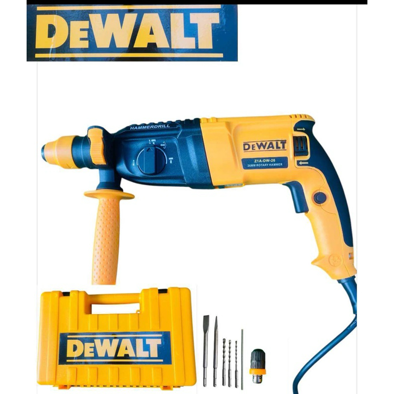 สว่านโรตารี่DEWALT เจาะ 3 ระบบ รุ่น DW2-26 (2300 วัตต์))ตรงปก 1000% ทนงานหนักได้ดี งานเทียบเกรดAAA