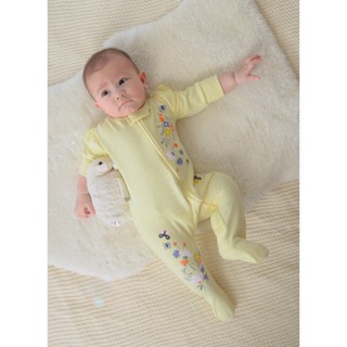 Zuper Mom 0-24เดือน ชุดหมีเด็กอ่อน ซิป รุ่น 2 WAY ZIPPER บอด…