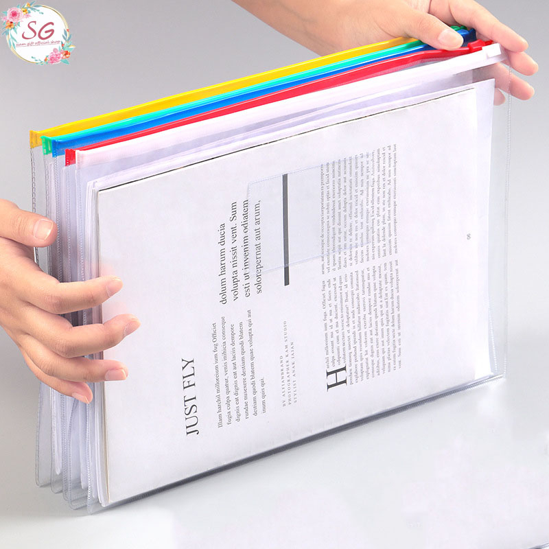 ซองซิปพลาสติก A4 วัสดุ PVC ซิปกันน้ำ ประหยัดคุ้มค่า ถูกและดี พร้อมจัดส่ง พร้อมส่ง ที่ใส่เอกสาร - รูปที่ 6