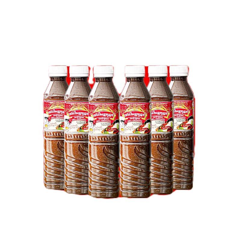 น้ำปลาร้าปรุงรส เชฟไพฑูรย์ 400 มล. X 6ขวด (ฝาขาว)