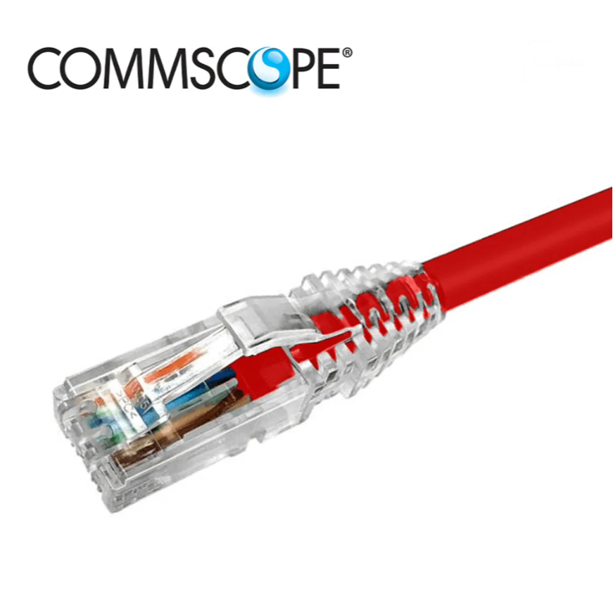 Commscope Netconnect - NPC06UVDBRD035F - RJ-45 to RJ-45 Patch Cord CAT6 24AWG Cable 35ft / 10m.  (Re