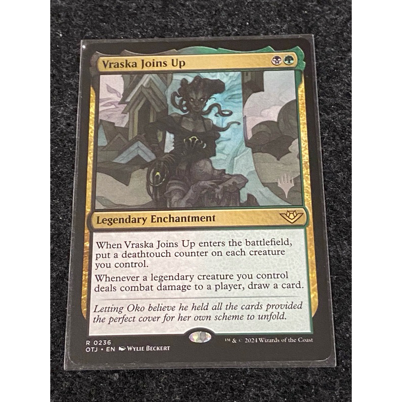[MTG][OTJ] Promo Pack: Vraska Joins Up (Promo Pack) การ์ดแท้ Magic The Gathering