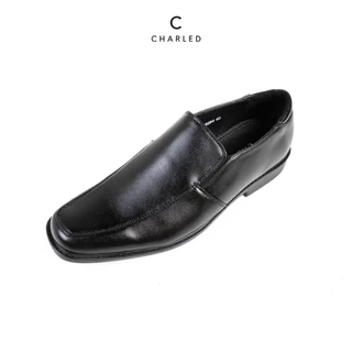 Charled รองเท้าหนัง PU ผู้ชาย รองเท้าคัทชูผู้ชาย  รุ่น RB8264 สีดำ