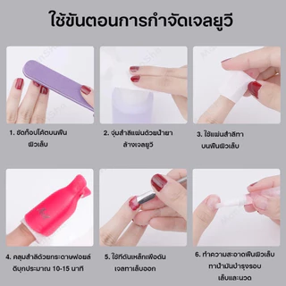 AMS น้ำยาล้างเล็บเจล 160ml ถอดเล็บเจล ถอดเล็บปลอม น้ำยาระเบิดเจลเซตยาล้างเล็บ หัวปั๊ม ใช้สะดวก