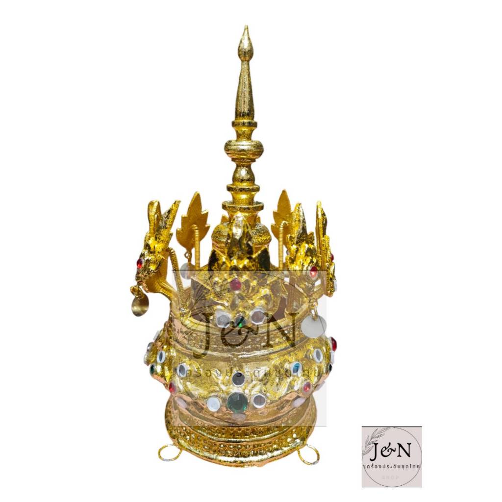 เกี้ยวยอดชุดไทยฐานเรียบใส่ได้ทั้งเด็กเล็กและเด็กโตค่ะ1