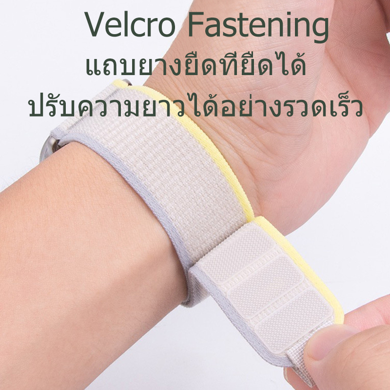 สายห่วงไนลอนป่าเหมาะสำหรับ i-Watch Series 10 42/46mm 9 8 7 6 5 SE Ultra กีฬาสายรัดระบายอากาศ 38mm.40.41.42m44.45mm