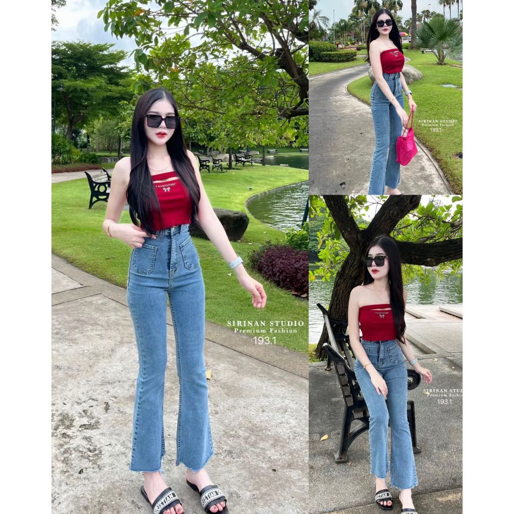【SIRINAN STUDIO #SRN 193.1】 "JEANS" Hot jeans กรี๊ด!! รุ่นที่ทุกคนรอคอยมาแล้วจร้า จะว่ายังไงดีล่ะ ขายดีกันไม่ไหว