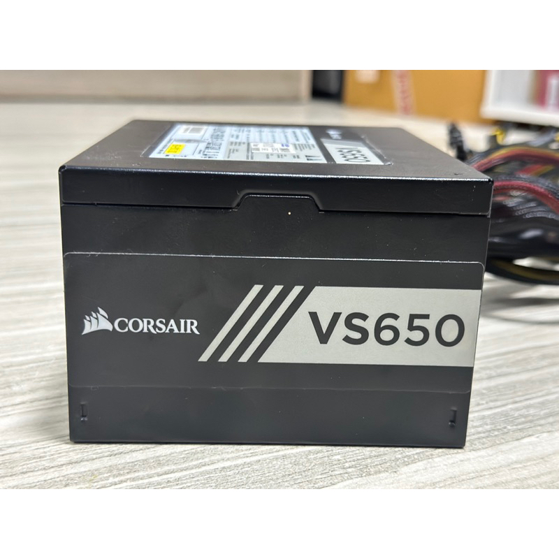 POWER SUPPLY (อุปกรณ์จ่ายไฟ) CORSAIR 650W VS650 (80+ WHITE)