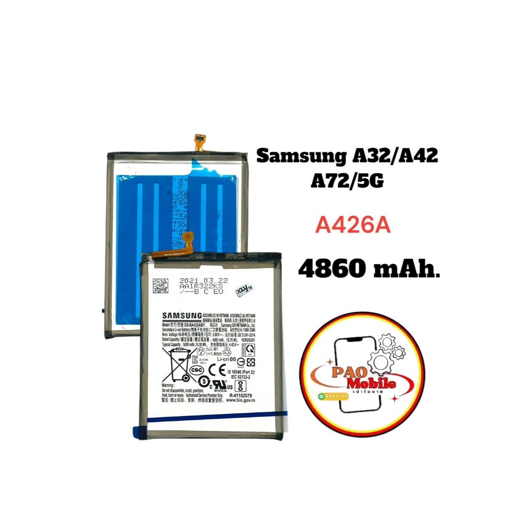 Battery Samsung A32 / A42 5G / A72 4G มีสินค้าพร้อมส่ง