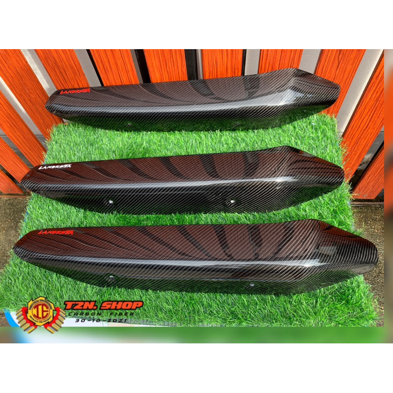 กันร้อนท่อเพียว Pure คาร์บอนแท้ Lambretta X200,X300