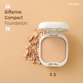 แป้งผสมรองพื้น กิฟฟารีน Compact Foundation Giffarine ปกปิดริ้วรอย ฝ้ากระ รอยดำ กันน้ำ กันเหงื่อ