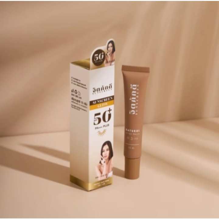 [สูตรใหม่ของแท้100%] จิตภักดี กันแดดผสมรองพื้น SUNSCREEN GLOW 50+ PA+++ PLUS - รูปที่ 5
