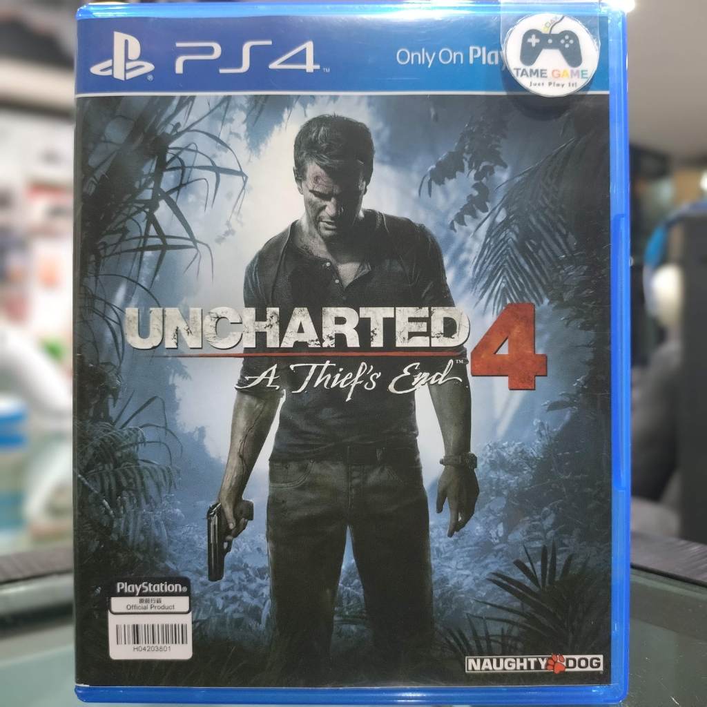 (ภาษาอังกฤษ) มือ2 PS4 Uncharted 4 A Thief's End มือสอง (เล่นกับ PS5 ได้ Uncharted4 Uncharted 4)