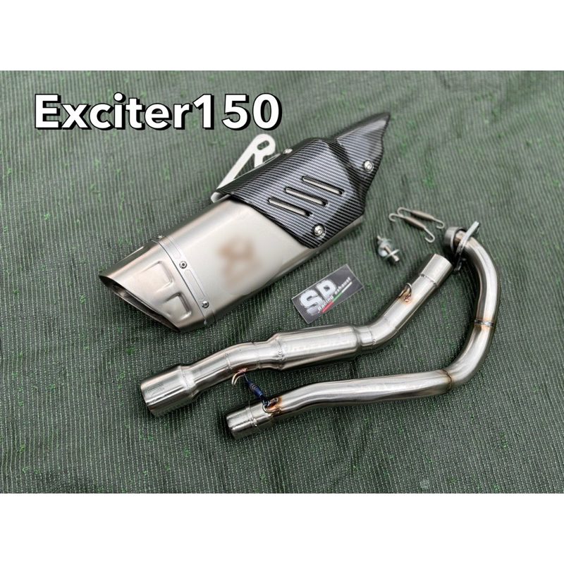 ชุดท่อแต่ง Yamaha Exciter150 exciter155 ชุดคอบอมพร้อมปลาย