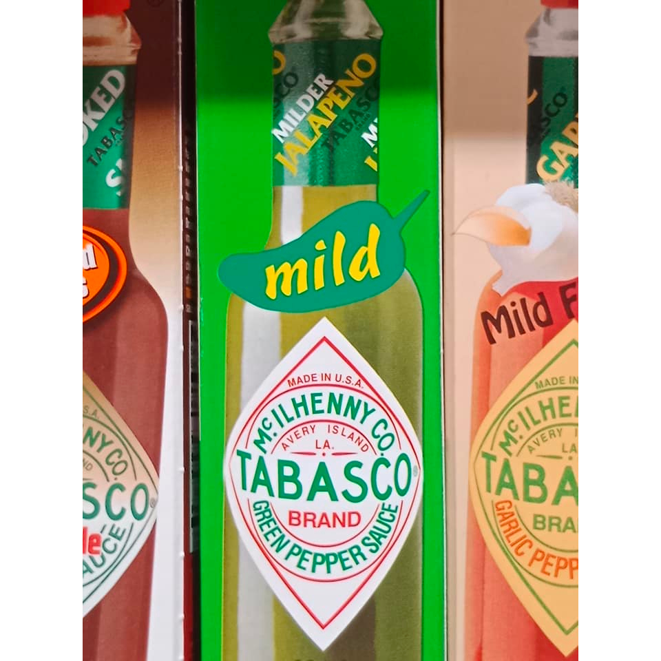 TABASCO * MILD GREEN JALAPENO EDITION * Pepper Sauce 60ml