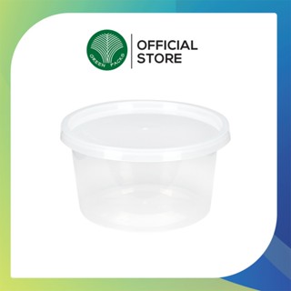 [ยกลัง] ถ้วยพลาสติก 16 ออนซ์ สีใส พร้อมฝา [500 ชุด] ถ้วยกลม …