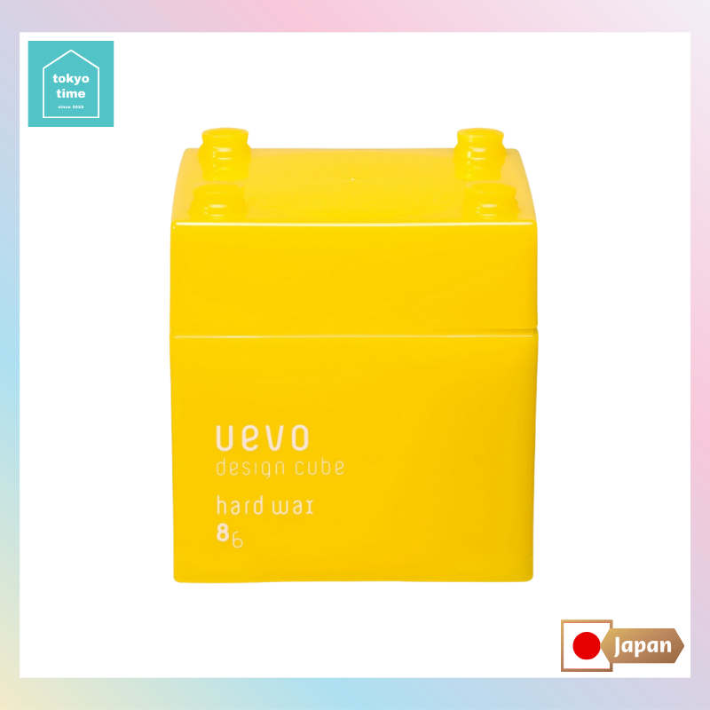 [Uevo by Demi Cosmetics] Hair Styling_Styling Wax_Uevo Design Cube_Hard Wax_Yellow_80g [Direct from 