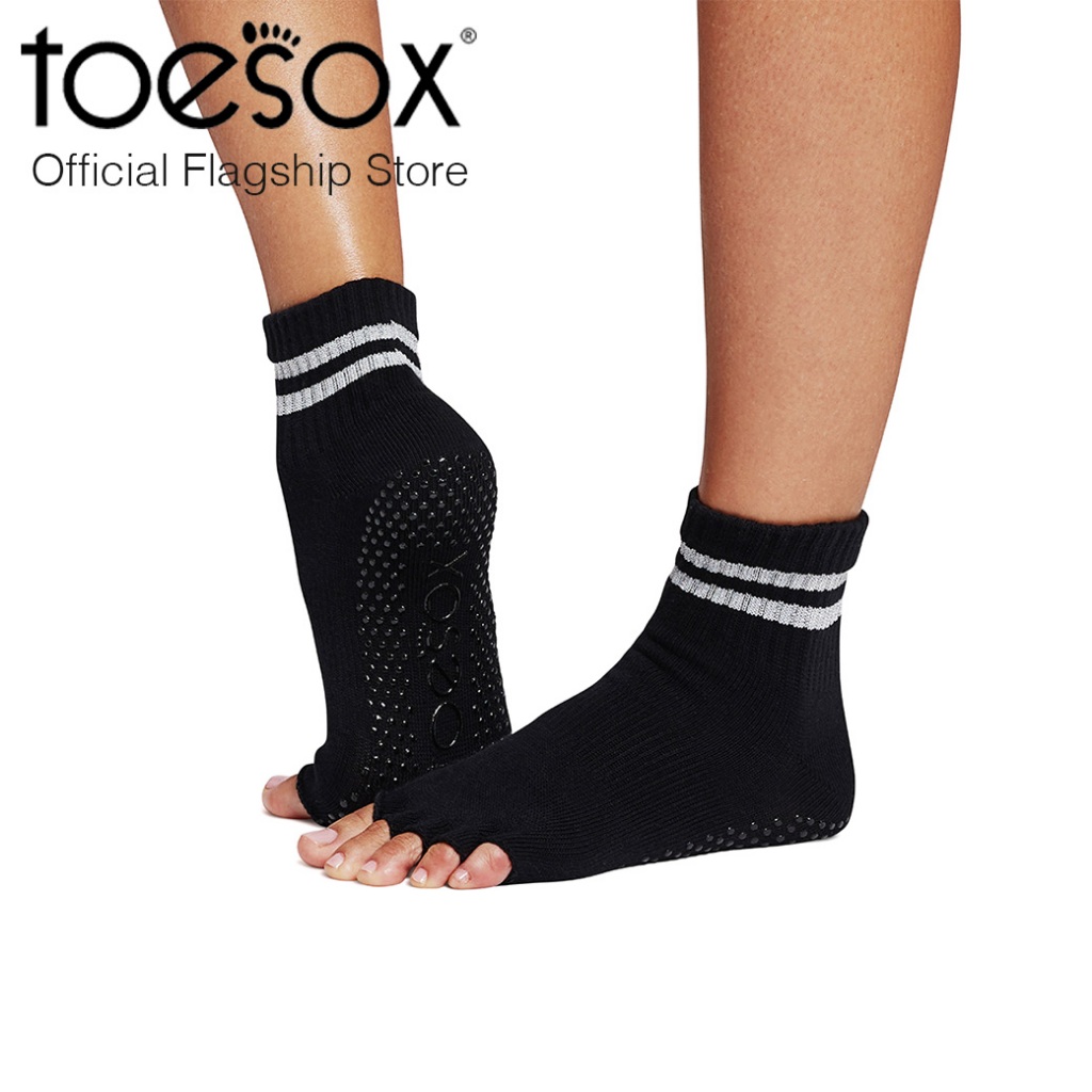 [New Winter 2024] ToeSox Grip half Toe Melody โทซอคส์ ถุงเท้ากันลื่น เปิดนิ้วเท้า พิลาทิส บาร์ โยคะ และเต้น