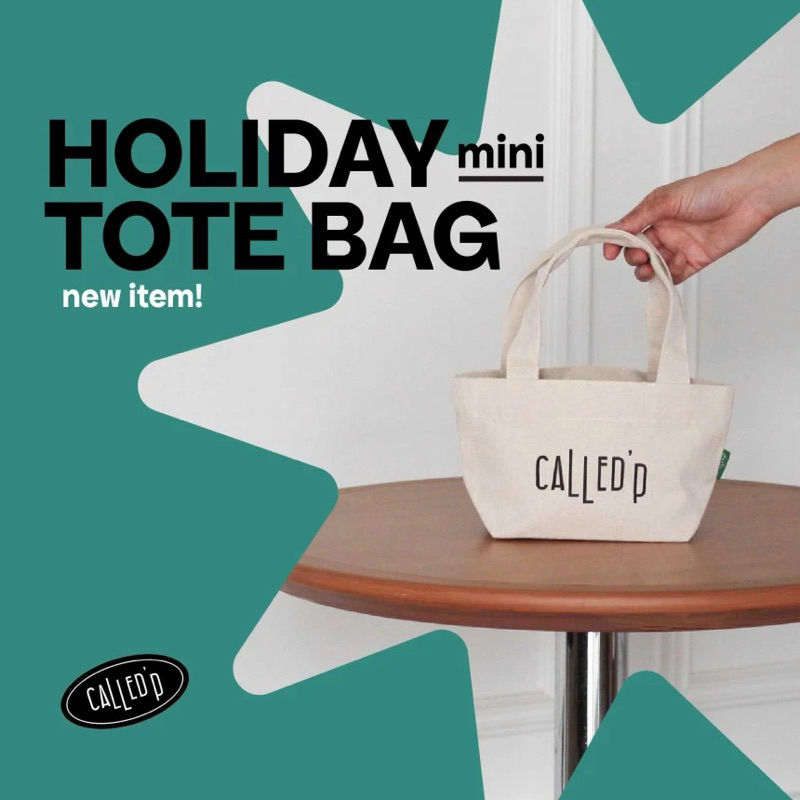 🖱️ Called.P Holiday Tote Bag - mini🤍