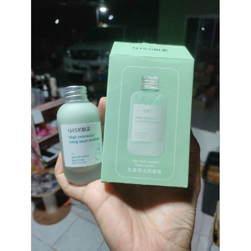 Qise ไพรเมอร์สีเบส (แท้/ใหม่)กล่องเขียว ไพรเมอร์เบลอรูขุมขน คุมมัน ทาก่อนลงรองพื้นและเมคอัพ กันน้ำกันเหงื่อ