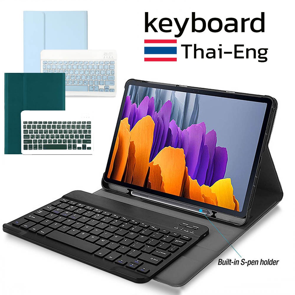 ไทย-อังกฤษ ** มีรางใส่ปากกา** Keyboard Case เคสคีย์บอร์ด เคส สำหรับ Redmi Pad Pro 12.1 นิ้ว