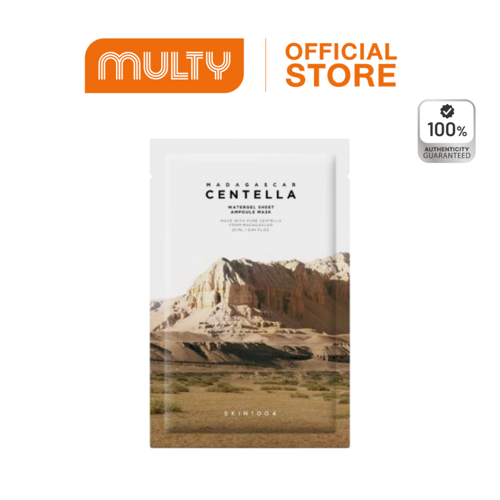 Skin1004 Madagascar Centella Watergel Sheet Ampoule Mask (25ml X 1pcs)