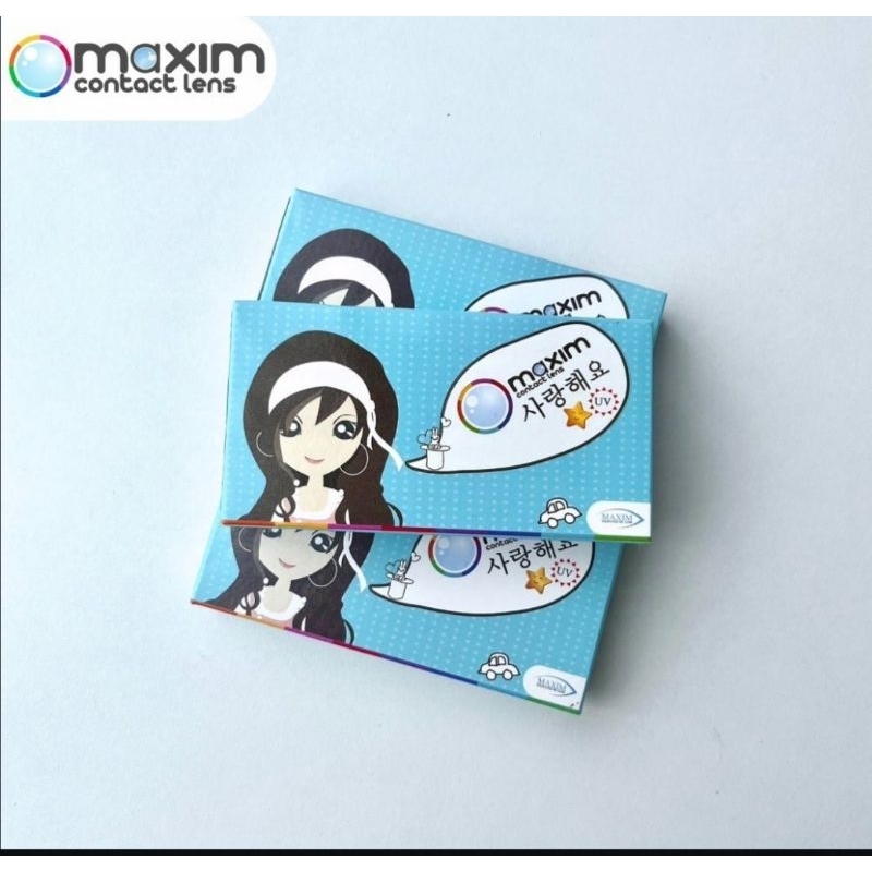 MAXIM Color Contact lens ตาสวย (กล่องฟ้า)