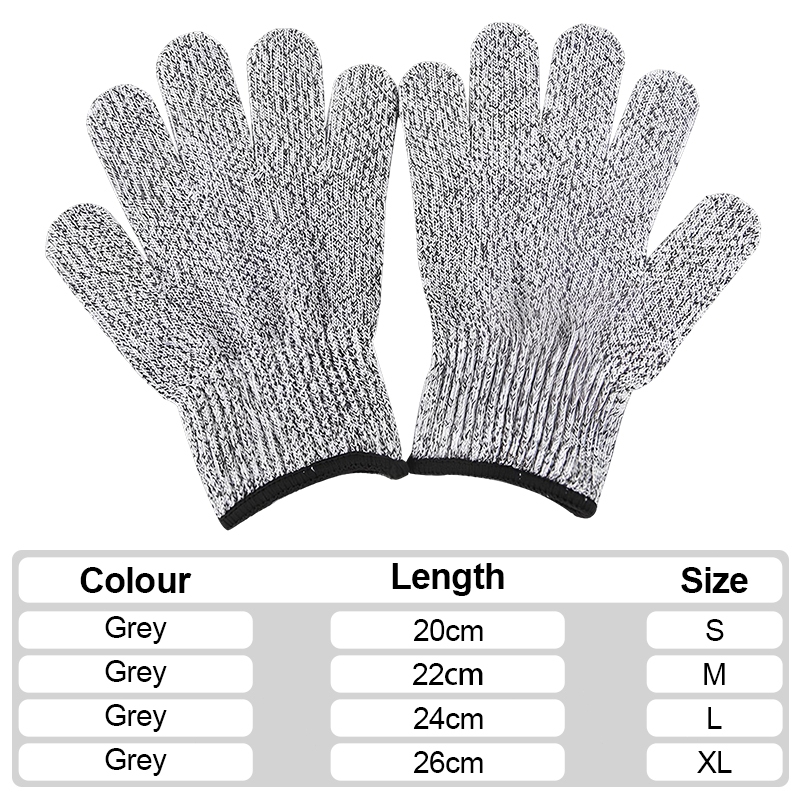 ถุงมือกันบาด เกรด 5 HPPE ป้องกันรอยขีดข่วน เพื่อความปลอดภัย สําหรับทําสวน - รูปที่ 7