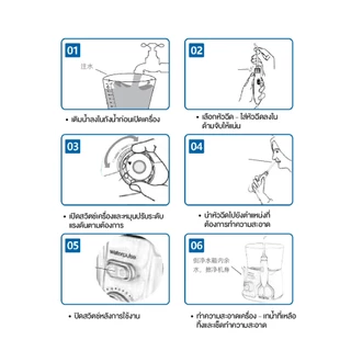 ส่งด่วน! Waterpulse เครื่องฉีดฟันพลังน้ำ ความจุ 800ML ไหมขัดฟันพลังน้ำ เครื่องทำความสะอาดฟัน แปรงสีฟันไฟฟ้า