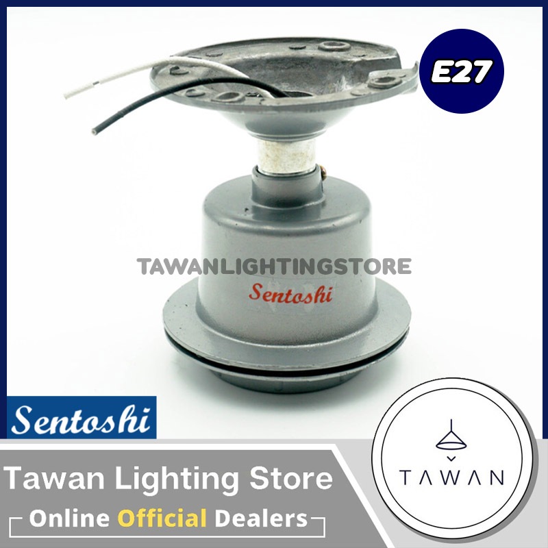 Sentoshi ขั้วแป้นอลูมิเนียม E27 E40