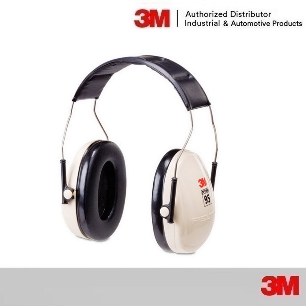 3M Optime 95 H6A/V พับไม่ได้ EAR MUFF , H6B/V, Behind-the-Head, (H6F/V) FOLDED พับได้