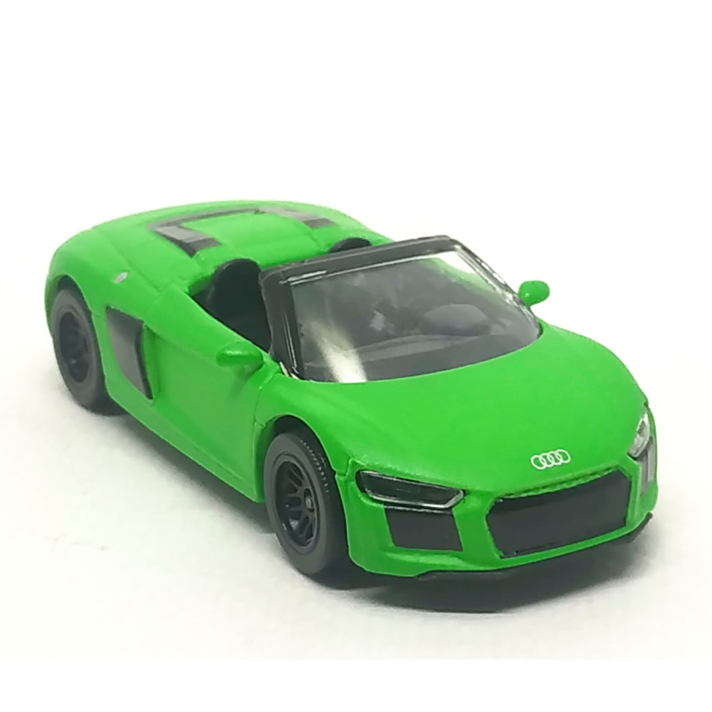 Majorette Audi R8 Spyder สีเขียวด้าน Scale 1/58 (8cm) ไม่มี package