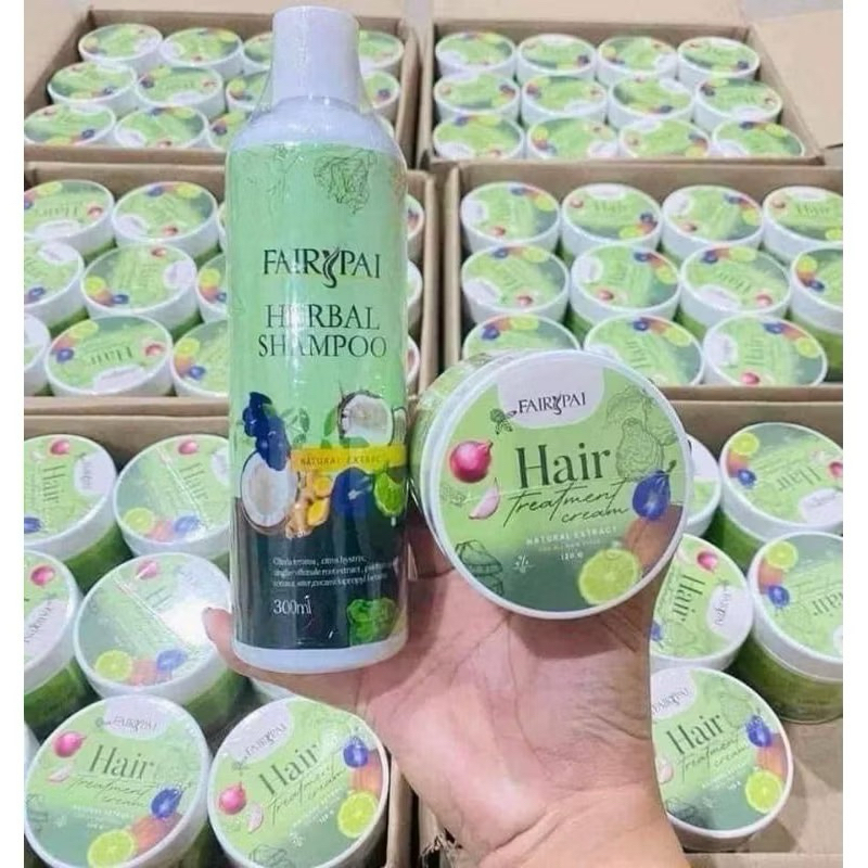 (แพ็คคู่ได้ 2 ชิ้น)แชมพูแฟรี่ปายและทรีทเมนท์ แพคเกจใหม่ล่าสุด ของแท้