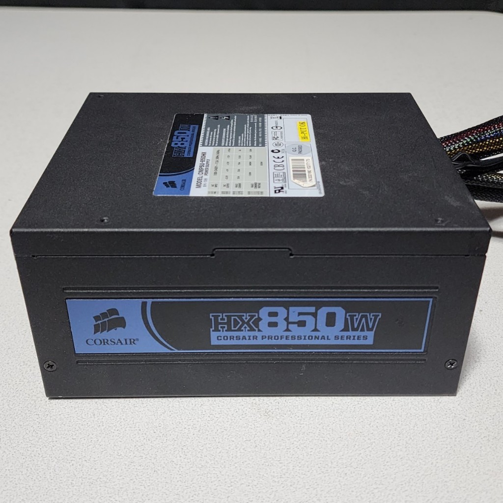 POWER SUPPLY CORSAIR HX850 850W (80+ SILVER) พร้อมส่ง