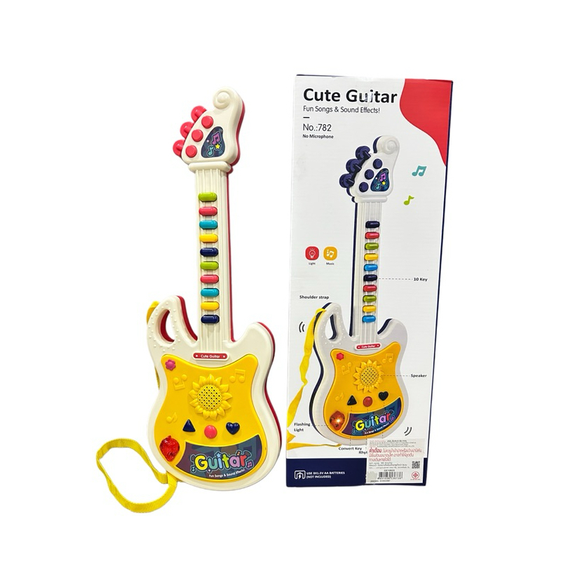 NP Toys  กีต้าร์เด็ก Music Guitar กีต้าร์พร้อมเสียงเพลง กีต้าร์ของเล่น ของเล่นเด็ก No.10620
